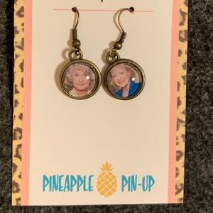 Dorothy & Rose Brass Earrings - Nickel F…